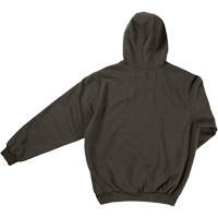 Chandail &agrave; capuche en molleton r&eacute;sistant &agrave; l'eau, Hommes, Petit, Gris - Tough Duck WJ221-CHARL-S