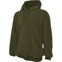 Chandail &agrave; capuche en molleton r&eacute;sistant &agrave; l'eau, Hommes, Petit, Vert - Tough Duck WJ221-MOSS-S