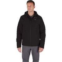 M12 Heated Quietshell Jacket with Battery, Men's, X-Large, Black - Milwaukee M102B-21XL