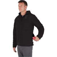M12 Heated Quietshell Jacket with Battery, Men's, X-Large, Black - Milwaukee M102B-21XL
