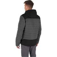 M12 Heated Quietshell Jacket with Battery, Men's, 2X-Large, Grey - Milwaukee M102G-212X