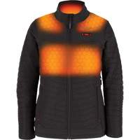 M12 Heated Axis Jacket with Battery, Women's, Large, Black - Milwaukee F102B-21L