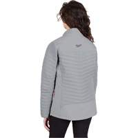 M12 Heated Axis Jacket with Battery, Women's, 2X-Large, Grey - Milwaukee F102G-212X