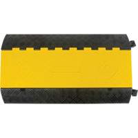 Polyurethane Cable Protector, 3 Channels, 35.43" L x 19.69" W x 3" H - Zenith Safety Products 
