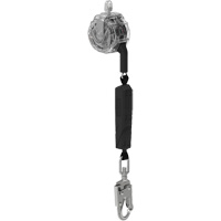 C&acirc;ble de limiteur de chute personnel 36CS V-TEC, 10', Acier galvanis&eacute;, Pivotant - MSA VTOHG-031-ZE-C