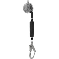 C&acirc;ble de limiteur de chute personnel 36CLS V-TEC, 10', Acier galvanis&eacute;, Pivotant - MSA VTOHG-031-ZM-C
