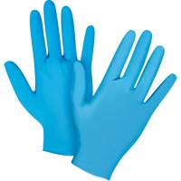 Emballages de gants jetables pour machine distributrice, Petit, Nitrile, 4,5 mils, Sans poudre, Bleu, Classe 2 - Produits de sécurité Zenith 