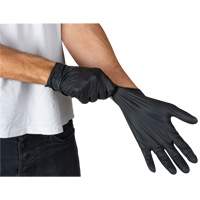 Emballages de gants jetables pour machine distributrice, T-Grand, Nitrile, 5 mils, Sans poudre, Noir, Classe 2 - Produits de sécurité Zenith 