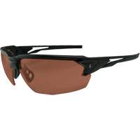 Lunettes de s&eacute;curit&eacute; Pumori, Lentille Cuivre, Anti-&eacute;gratignures/Polaris&eacute;, ANSI Z87+/MCEPS GL-PD 10-12/R&eacute;pond ou surpasse la norme CSA Z94.3 - Edge Safety Eyewear TXP415