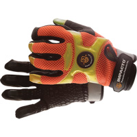 High-Visibility Anti-Vibration Air Gloves, Size Medium/8 - Impacto BGHIVIS30