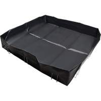 Wire Bracket Berm, 748 US gal. Capacity, 10' W x 10' L x 12" H, L-Bracket - Zenith Safety Products 