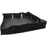 Collapsible Berm, 30 US gal. Capacity, 2' W x 4' L x 6" H, Snap-Up Bracket - Zenith Safety Products 