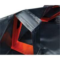 IBX Wall Pop-Up Berm, 1077 US gal. Capacity, 12' W x 12' L x 12" H, Snap-Up Bracket - Zenith Safety Products 