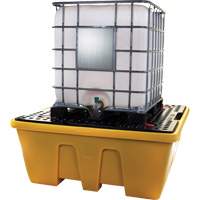 Palette de d&eacute;versements IBC, Capacit&eacute; de d&eacute;versement 333 gal. US, 66" x 66" x 27,5" - Produits de sécurité Zenith 