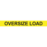 Oversize Load Heavy Haul Sign, Decal/Vinyl, 96" W x 12" H -  