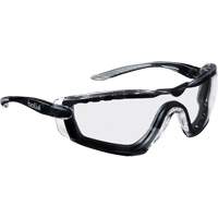 Cobra Hybrid Wraparound Safety Glasses, Clear Lens, Anti-Fog/Anti-Scratch - Bollé Safety COBFTPSI