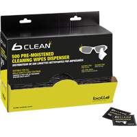 B-Clean B500 Pre-Moistened Cleaning Wipes - Bollé Safety PACW500