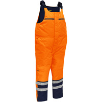 Salopette pour le froid extr&ecirc;me Bisley, Polyester, Petit, Orange haute visibilit&eacute; - PIP Global Safety PC318M6452T-OR/S