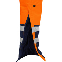 Salopette pour le froid extr&ecirc;me Bisley, Polyester, Petit, Orange haute visibilit&eacute; - PIP Global Safety PC318M6452T-OR/S
