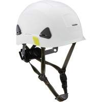 Fibre Metal Climbing Style Safety Helmet, Meets CSA Type 2, Ratchet Suspension, Non-Vented - PIP Global Safety CSH10001