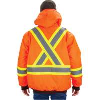 Waterproof 7-in-1 Winter Parka, High Visibility Orange, Large - Zenith Safety Products 
