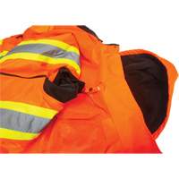 Waterproof 7-in-1 Winter Parka, High Visibility Orange, Large - Zenith Safety Products 