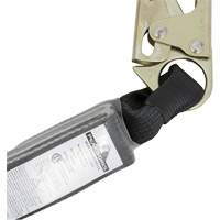 SA-5200-2.5 Shock Absorbing Lanyard, 2.5', Snap Hook Center, Snap Hook Leg Ends, Polyester - Peakworks V81036025