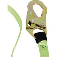 SA-54000-6 Shock Absorbing Lanyard, 6', Snap Hook Center, Snap Hook Leg Ends, Polyester - Peakworks V8104806