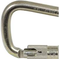 CP-03015-1 Mousqueton zingu&eacute; avec ouverte de portique de 1", Acier - Peakworks V860120