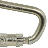 CP-03015-1 Mousqueton zingu&eacute; avec ouverte de portique de 1", Acier - Peakworks V860120