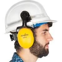 Passive Ear Muffs, Cap Mount, 27 NRR dB - Zenith Safety Products 