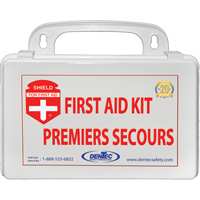 Trousse de premiers soins Shield, R&eacute;pond ou surpasse la norme CSA Z1220-24 type 1 individuelle, Personnel (1 travailleur) - Dentec 81CSA24-0001-0