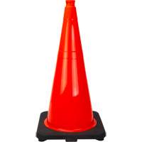 C&ocirc;ne de signalisation de premi&egrave;re qualit&eacute;, 28", Orange - Produits de sécurité Zenith 