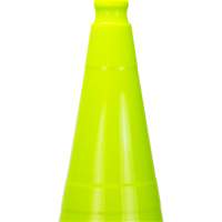C&ocirc;ne de signalisation de premi&egrave;re qualit&eacute;, 28", Vert lime - Produits de sécurité Zenith 