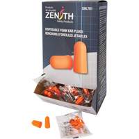 Foam Earplugs, Pair - Polybag - Zenith Safety Products 