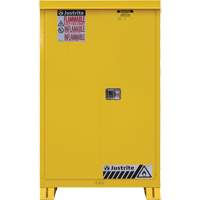 Outdoor Flammable Storage Cabinet, 45 gal., 2 Door, 43" W x 65" H x 18" D - Justrite 814500