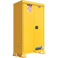 Outdoor Flammable Storage Cabinet, 45 gal., 2 Door, 43" W x 65" H x 18" D - Justrite 814500