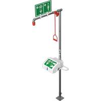 Combination Shower with Closed ABS Bowl & Botton Inlet, Pedestal - Hughes 18G45G