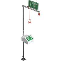 Combination Shower with Closed ABS Bowl & Bottom Inlet, Pedestal - Hughes 18GS45G