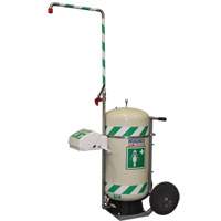 Mobile Self-Contained Emergency Safety Shower with Eye & Face Wash, 30 gal. Capacity, Meets None - Hughes 40K45G