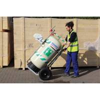 Mobile Self-Contained Emergency Safety Shower with Eye & Face Wash, 30 gal. Capacity, Meets None - Hughes 40K45G