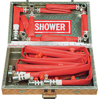 Douche de d&eacute;contamination portable &agrave; 16 buses, Conformit&eacute; Aucune - Hughes PORTA300-16E