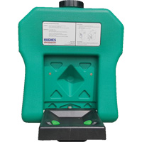 Poste de douche oculaire portable autonome, Aliment&eacute; par gravit&eacute;, Capacit&eacute; 16 gal., Conformit&eacute; ANSI Z358.1 - Hughes 16GFEW