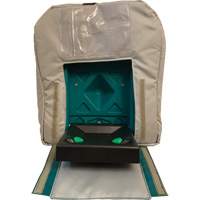 Enveloppe isol&eacute;e pour douche oculaire de 16 gallons aliment&eacute;e par gravit&eacute; - Hughes 16GFEW-BLKT