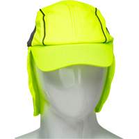 Chapeaux de refroidissement avec voiles pour le cou, Lime haute visibilit&eacute; - Produits de sécurité Zenith 