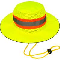 Chapeau de p&ecirc;cheur &agrave; refroidissement par &eacute;vaporation, Lime haute visibilit&eacute; - Produits de sécurité Zenith 