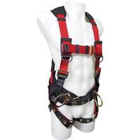 Contractor Safety Harness, CSA Certified, Class AP, Small, 352 lbs. Cap. - Dentec 16H12352WSMFI