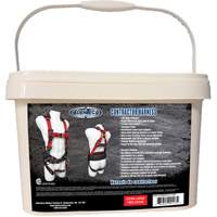 Contractor Safety Harness in Pail, CSA Certified, Class AP, X-Large, 352 lbs. Cap. - Dentec 16H12352WXLFI URT