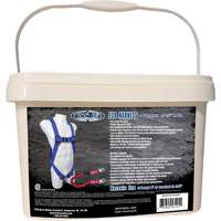 ECO Safety Harness in Pail with 6' Lanyard, CSA Certified, Class A, 255 lbs. Cap. - Dentec 16H33101FILBKT