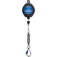 Cordage de s&eacute;curit&eacute; autor&eacute;tractable, 30', Acier galvanis&eacute;, Pivotant - Dentec 16SRLLE0301115
